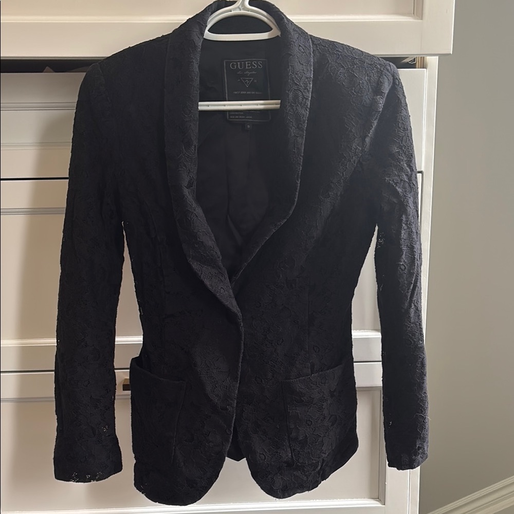 Guess Black Tailored Blazer